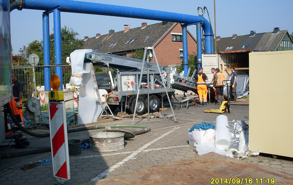 AZV Südholstein, Sanierung Nebensammler Nord - Linereinbau